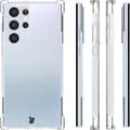 Miniatyrbillede 4 af 6: Etui + 2x film + linse Bizon-etui klar pakke til Galaxy S22 Ultra, gennemsigtig