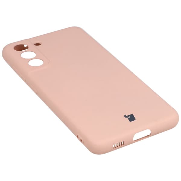Bizon Case Silikonskal till Galaxy S21 FE, ljusrosa