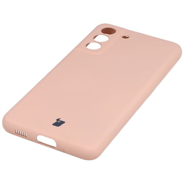 Bizon Case Silikonskal till Galaxy S21 FE, ljusrosa