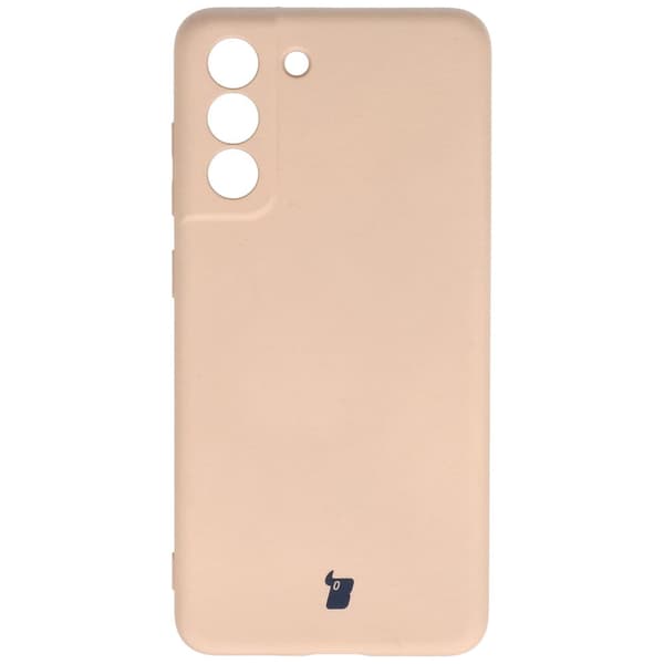 Bizon Case Silikonskal till Galaxy S21 FE, ljusrosa