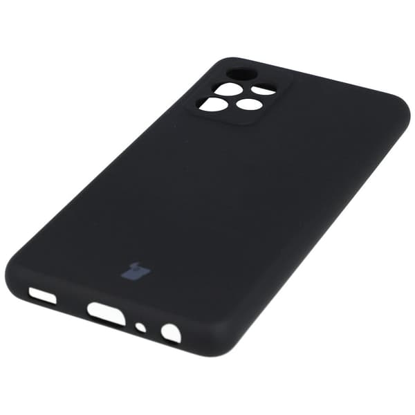 Bizon Silikone Etui til Galaxy A52s 5G, A52 5G, A52 4G, Sort