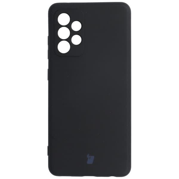Bizon Silikone Etui til Galaxy A52s 5G, A52 5G, A52 4G, Sort