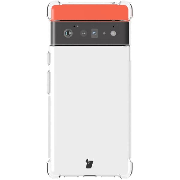 Bizon-kotelo + 2x filmi + linssi, kirkas pakkaus Google Pixel 6 Prolle, läpinäkyvä