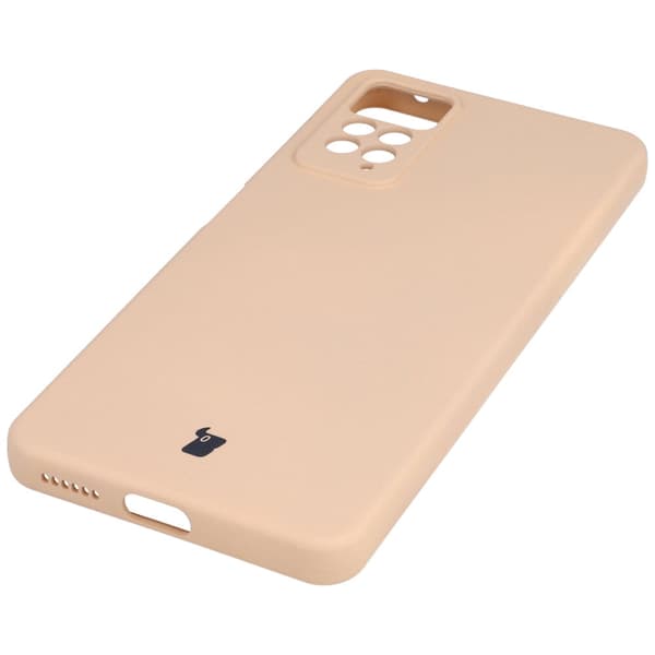 Bizon Case Silikonskal för Xiaomi Redmi Note 11 Pro/Pro 5G, ljusrosa