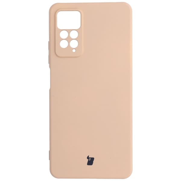 Bizon Case Silikonskal för Xiaomi Redmi Note 11 Pro/Pro 5G, ljusrosa