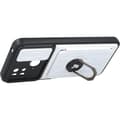 Pikkukuva 3 / 4: Bizon Case Camshield -korttipaikkarengas Xiaomi Redmi 10C:lle, valkoinen