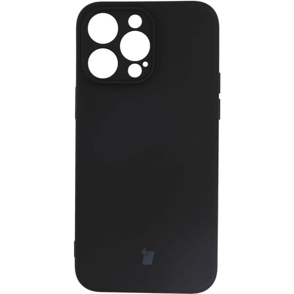 Bizon silikonikuori iPhone 14 Pro Maxille, musta