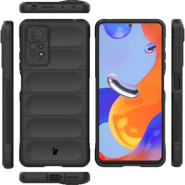 Bizon Case Tur armerat skal för Xiaomi Redmi Note 11 Pro / Pro 5G, svart