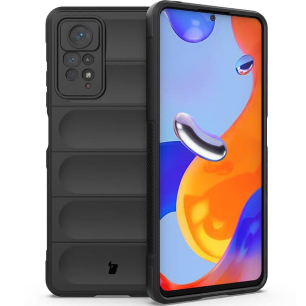 Bizon Case Tur armerat skal för Xiaomi Redmi Note 11 Pro / Pro 5G, svart