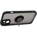 Miniatyrbillede 5 af 8: Bizon Case Hybrid Ring Fingerring Cover til iPhone 14, Røgfarvet med Sort Ramme