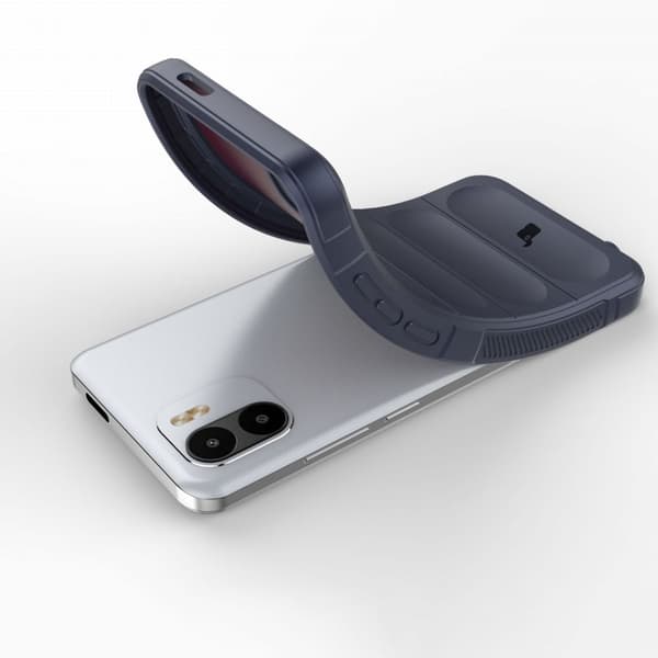 Bizon Case Tur panssaroitu suojakuori Xiaomi Redmi A1:lle, tummansininen