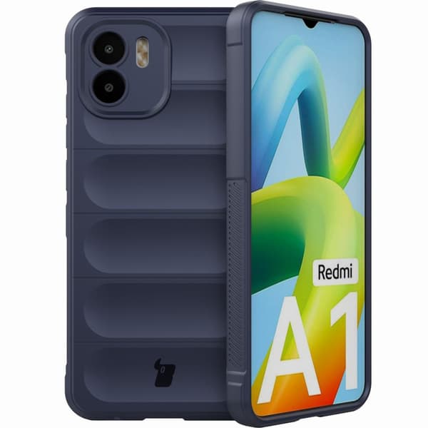Bizon Case Tur panssaroitu suojakuori Xiaomi Redmi A1:lle, tummansininen