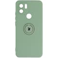 Miniatyrbillede 1 af 3: Bizon Cover Silikone Ring til Redmi A1, lysegrøn