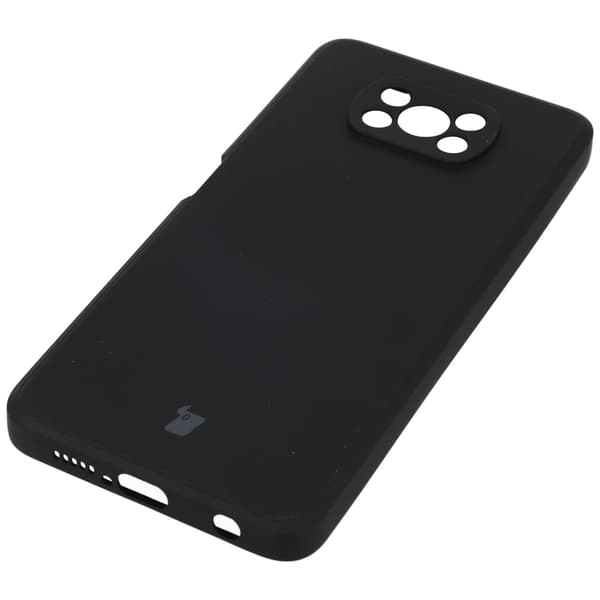 Bizon Silikonskal för Xiaomi Poco X3 / NFC / Pro, svart