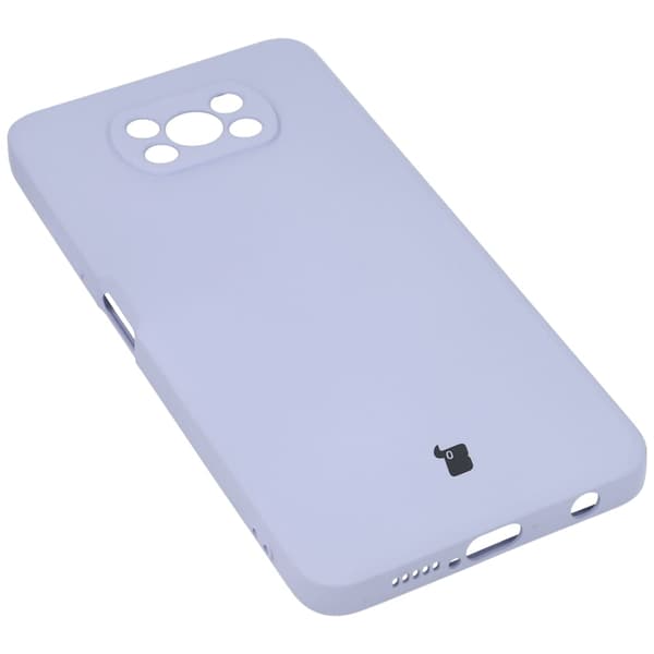 Bizon Case Silikonskal för Xiaomi Poco X3 / NFC / Pro, ljuslila