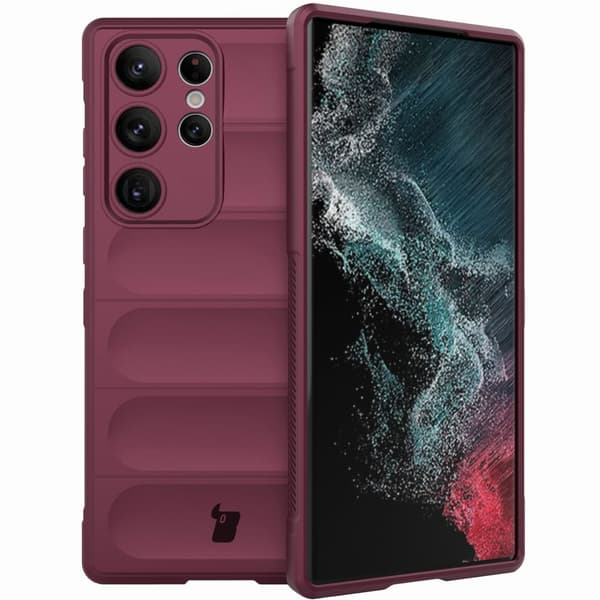 Bizon-suojakuori Galaxy S23 Ultralle, tummanvioletti