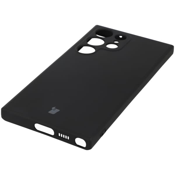 Bizon Silikone Etui Sq til Galaxy S23 Ultra, Sort