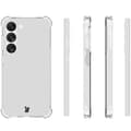 Miniatyrbillede 4 af 11: Etui + 2x glas + linse Bizon-etui klar pakke til Galaxy S23, gennemsigtig