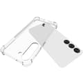 Miniatyrbillede 5 af 11: Etui + 2x glas + linse Bizon-etui klar pakke til Galaxy S23, gennemsigtig