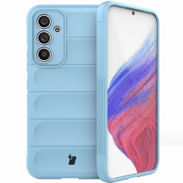 Bizon Cover Tur til Galaxy A54 5G, lyseblå