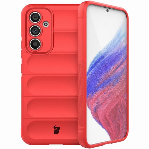 Bizon Cover Tur til Galaxy A54 5G, rød