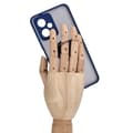Miniatyrbild 8 av 8: Bizon Case Hybrid Ring Fingerringfodral för Xiaomi Poco X5 / Redmi Note 12 5G, Rökfärgad med Marinblå Ram