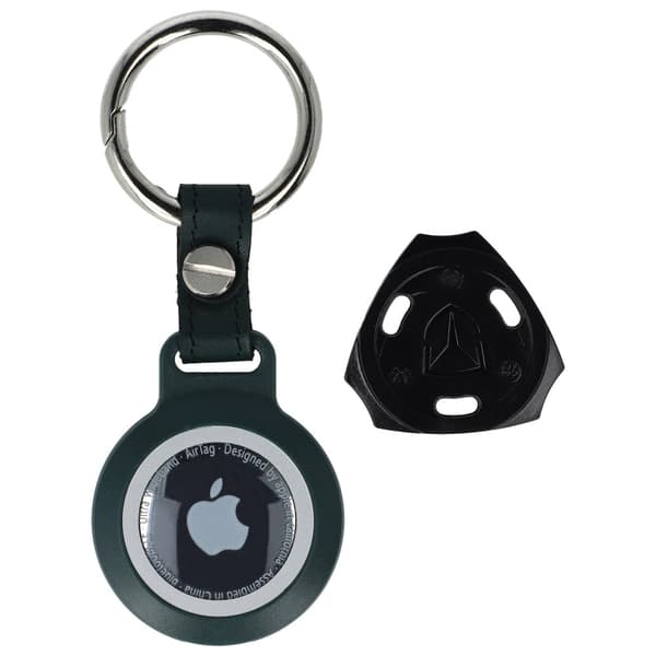 Bizon Case Locator vedenpitävä suojakotelo Apple AirTagille, vihreä