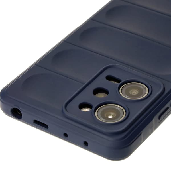 Bizon Case Tur armerat skal för Xiaomi Redmi Note 12 Pro 5G / Poco X5 Pro, marinblå