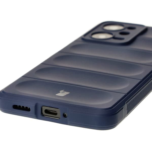 Bizon Case Tur armerat skal för Xiaomi Redmi Note 12 Pro 5G / Poco X5 Pro, marinblå