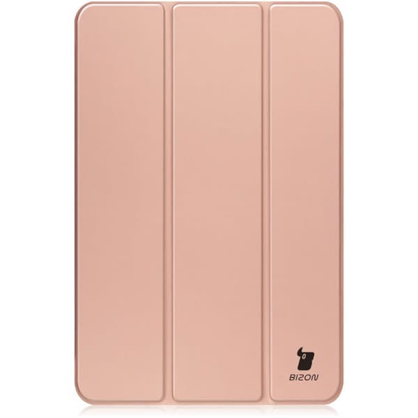 Bizon-skal med flik, genomskinligt matt för iPad 11/10 generationen. 2025/2022, roséguld