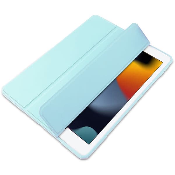 Bizon Cover Tab Clear Matt til iPad 9/8/7 10.2 2021/2020/2019, blå