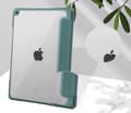 Miniatyrbillede 7 af 8: Bizon Cover Tab Clear Matt til iPad 9/8/7 10.2 2021/2020/2019, mørkegrøn