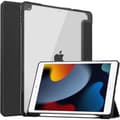 Miniatyrbillede 1 af 8: Bizon Cover Tab Clear Matt til iPad 9/8/7 10.2 2021/2020/2019, sort