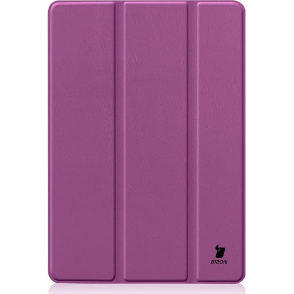 Bizon Cover Tab Croc til iPad 9/8/7 10.2 2021/2020/2019, mørkelilla