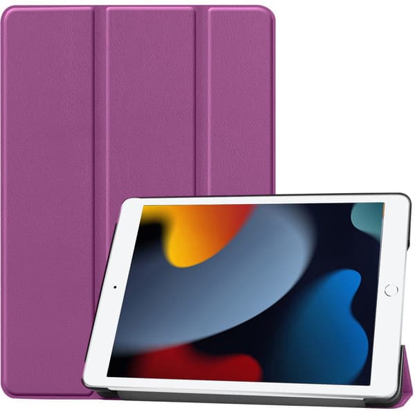 Bizon Tab Croc -suojakuori iPadille 9/8/7 10.2 2021/2020/2019, tummanvioletti