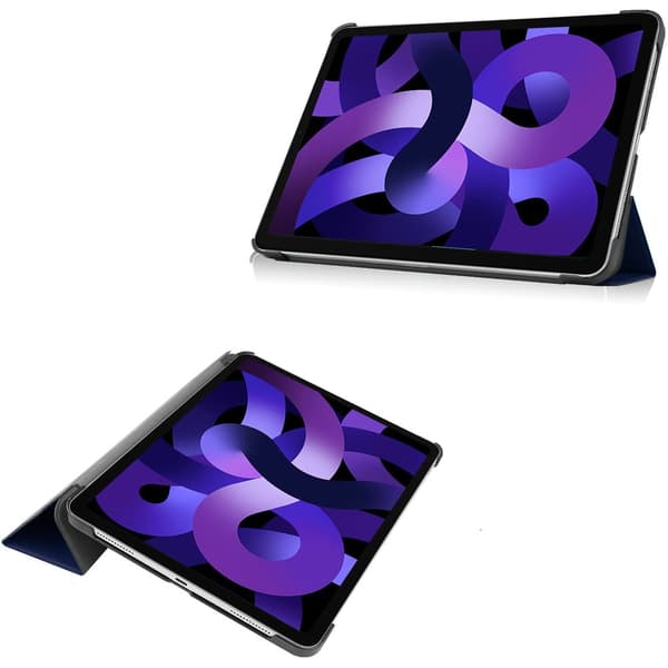 Bizon Cover Tab Croc til iPad Air 11" / 10,9" 2025/2024/2022/2020, marineblå