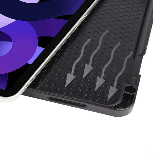 Bizon-fodral Tab Lizard för iPad Air 5/4, svart