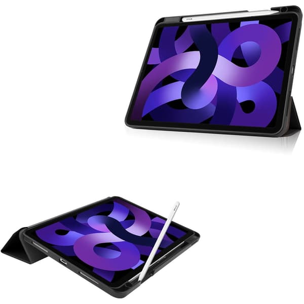 Bizon-fodral Tab Lizard för iPad Air 5/4, svart