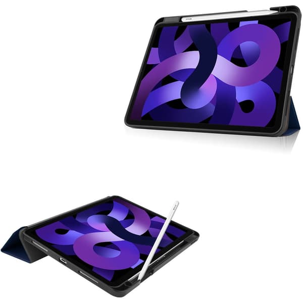 Bizon-fodral Tab Lizard för iPad Air 5/4, marinblå
