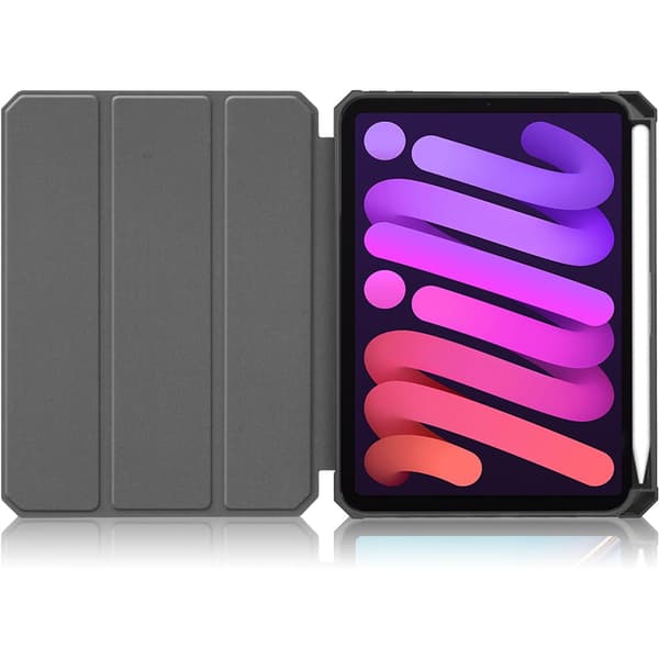 Bizon-cover Tab Lizard til iPad Mini 7 2024 / 6 2021, sort