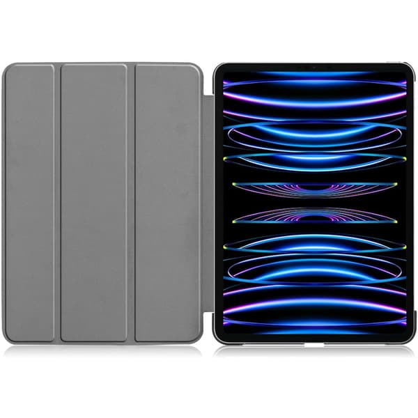 Bizon-cover Tab Croc til iPad Pro 11 2022/2021/2020/2018, sort