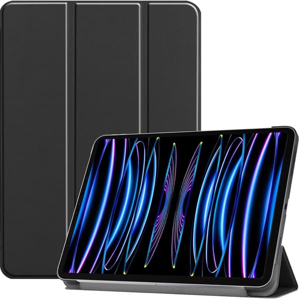 Bizon-cover Tab Croc til iPad Pro 11 2022/2021/2020/2018, sort