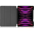 Miniatyrbillede 7 af 8: Bizon-cover Tab Lizard til iPad Pro 12.9 2022/2021/2020/2018, sort