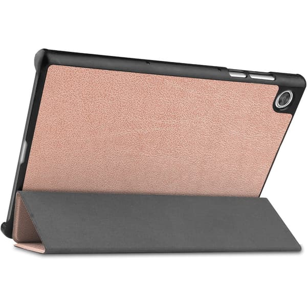 Bizon Tab Croc -kotelo Lenovo Tab M10 Gen 2:lle, ruusukulta