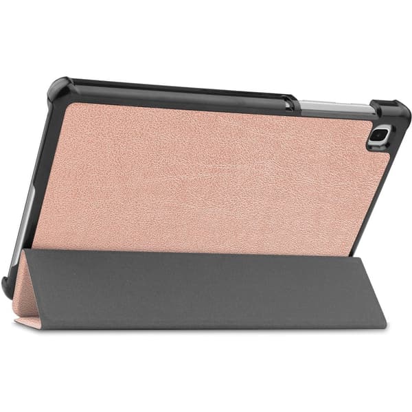Bizon-cover Tab Croc til Galaxy Tab A7 Lite, rosaguld