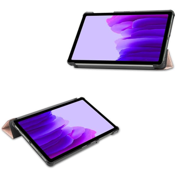 Bizon-cover Tab Croc til Galaxy Tab A7 Lite, rosaguld