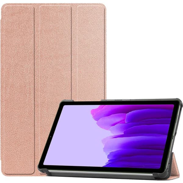Bizon-cover Tab Croc til Galaxy Tab A7 Lite, rosaguld