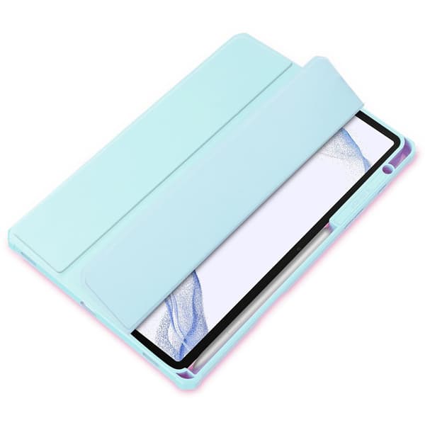 Bizon-kotelo, kirkas mattapintainen, Galaxy Tab S8 / S7:lle, sininen
