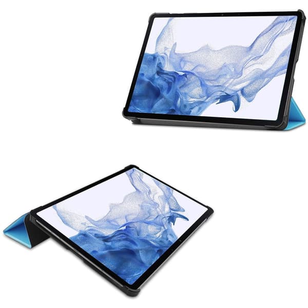 Bizon Tab Croc -kotelo Galaxy Tab S8 / S7:lle, sininen