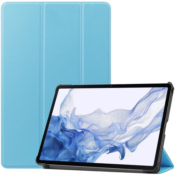 Bizon Tab Croc -kotelo Galaxy Tab S8 / S7:lle, sininen